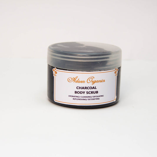 Charcoal body scrub